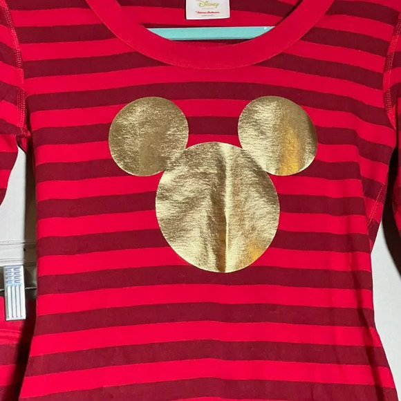 Hanna Andersson Disney Collection Women’s Pajama Set Size XS Mickey Organic Soft - Picture 2 of 10